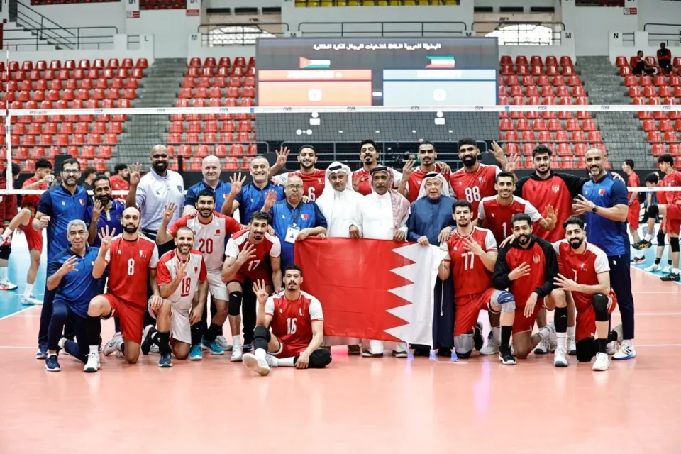 البحرين تواصل تألقها في البطولة العربية للكرة الطائرة