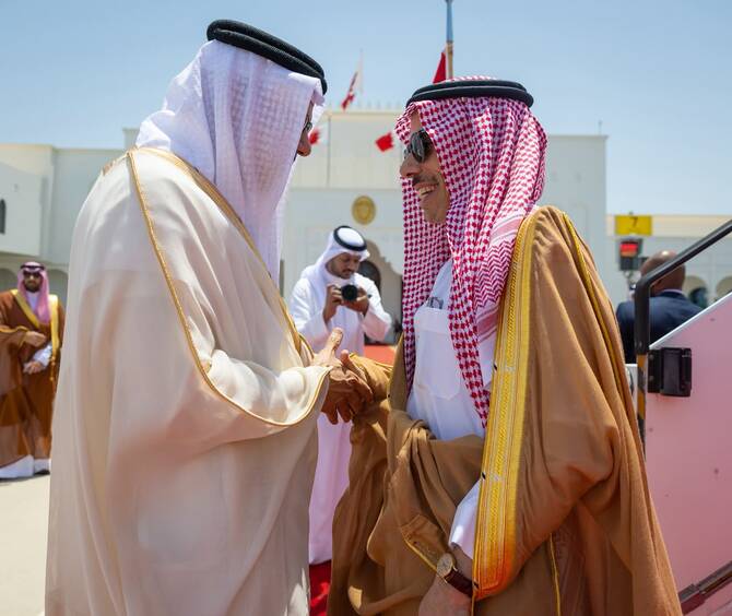 وزير الخارجية السعودي يصل المنامة للمشاركة في اجتماع المجلس الوزاري الخليجي الـ 167