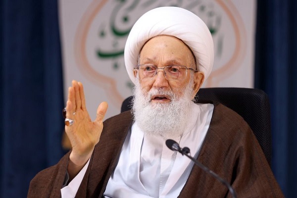 آية الله قاسم يحذر من تهديد وجودي يواجه المسلمين الشيعة في البحرين